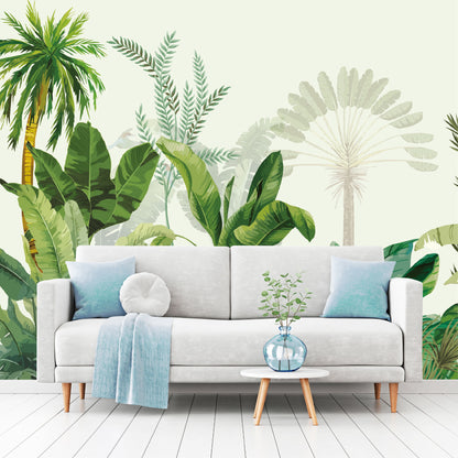 Mural Selva Tropical Ilustrada - MT575