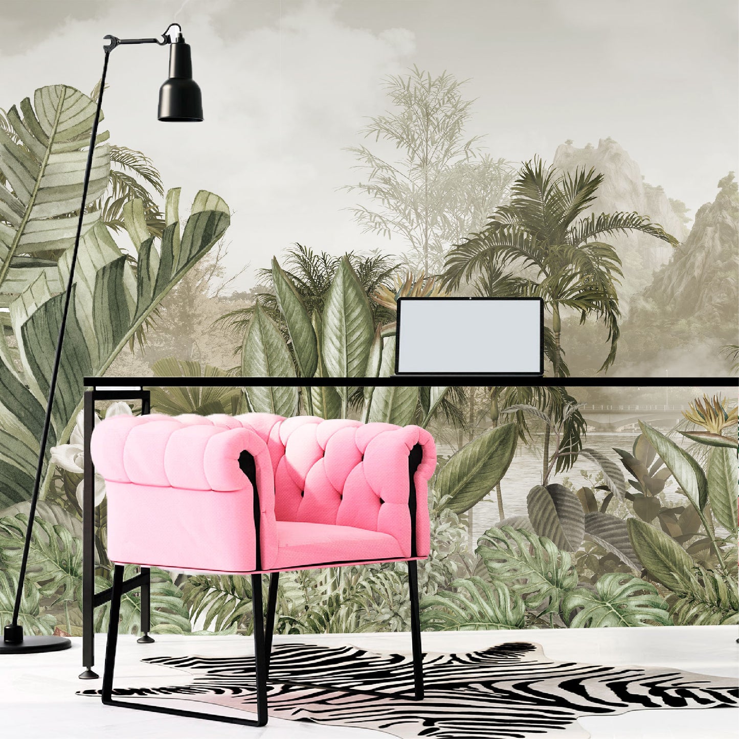 Mural Jungla Tropical Vintage - MT503