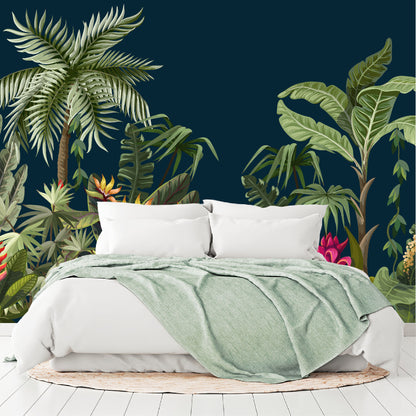 Vinilo Mate Tropical Frontera con Flores 060