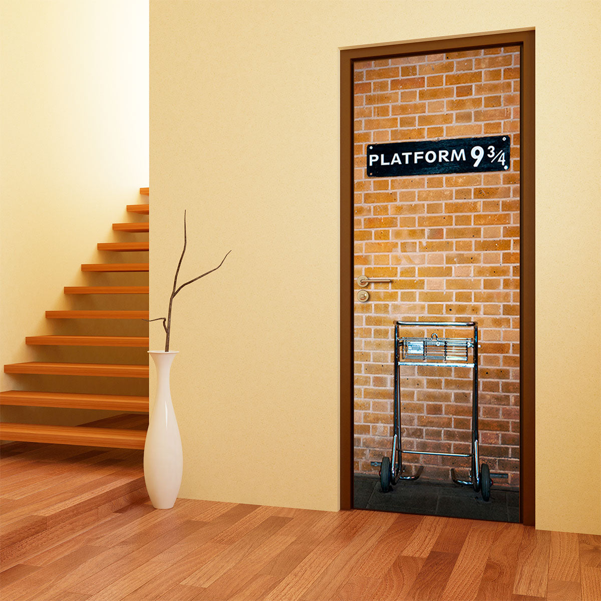 Vinilo Decorativo Para Puertas Plataforma 9 3/4 - VP016