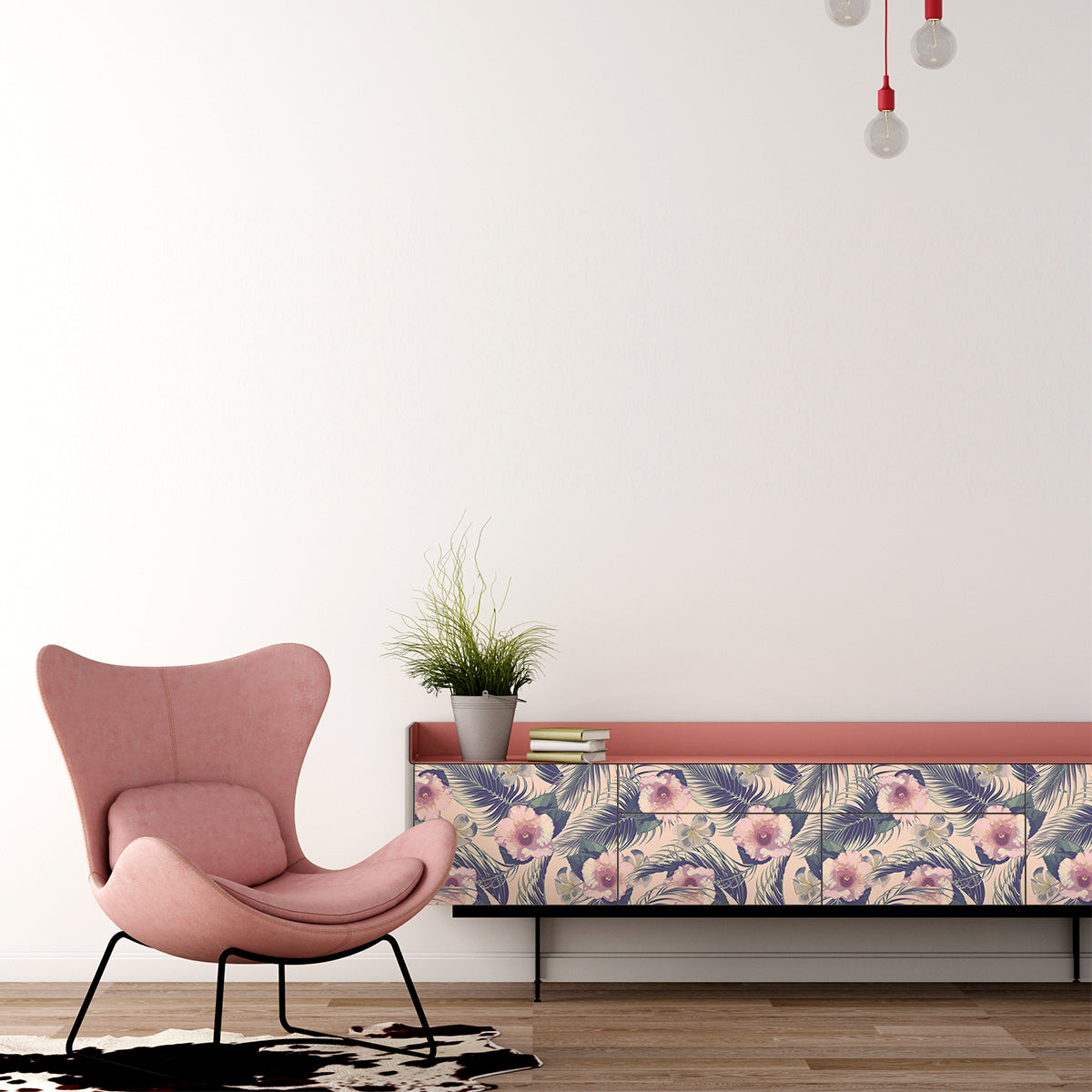 Vinilo Tropical para Muebles Modelo 1327