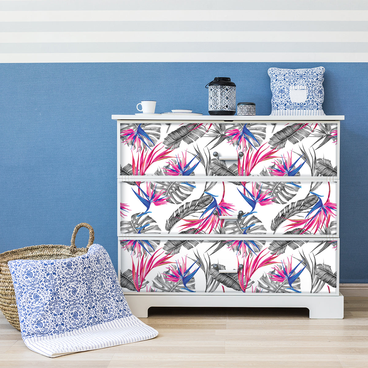 Vinilo Tropical para Muebles Modelo 1314