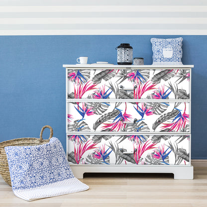 Vinilo Tropical para Muebles Modelo 1314