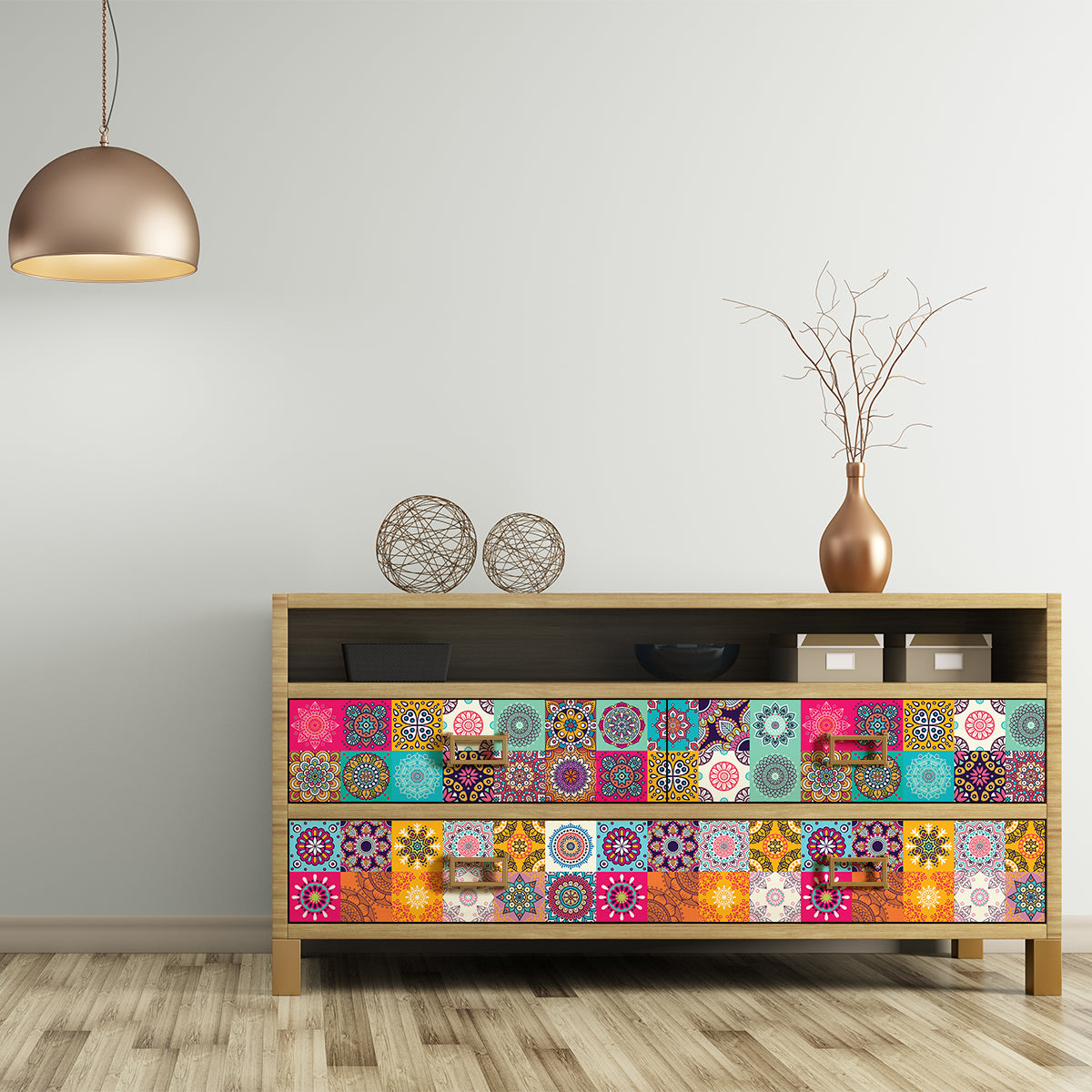 Vinilo Mandalas para Muebles Modelo 201