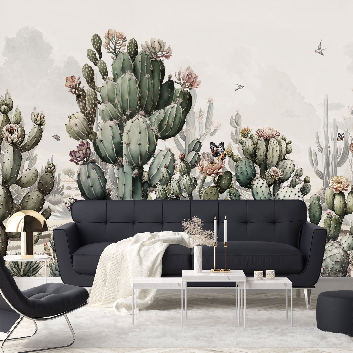 Mural Tropical Cactus - MT393