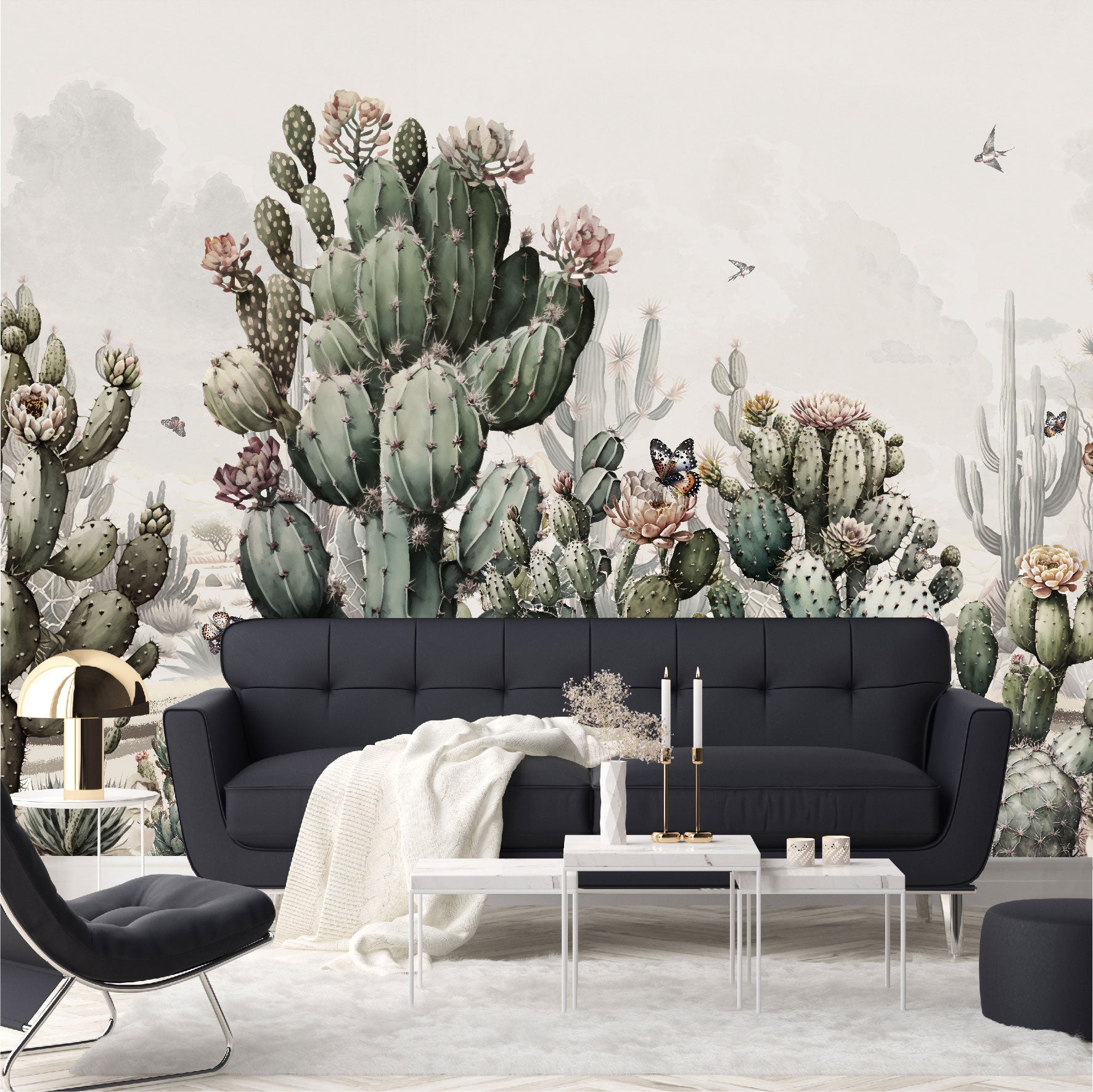 Mural Tropical Cactus - MT393