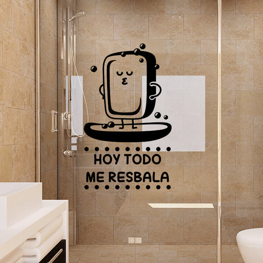 Vinilo Decorativo - Hoy todo me resbala - VDC034