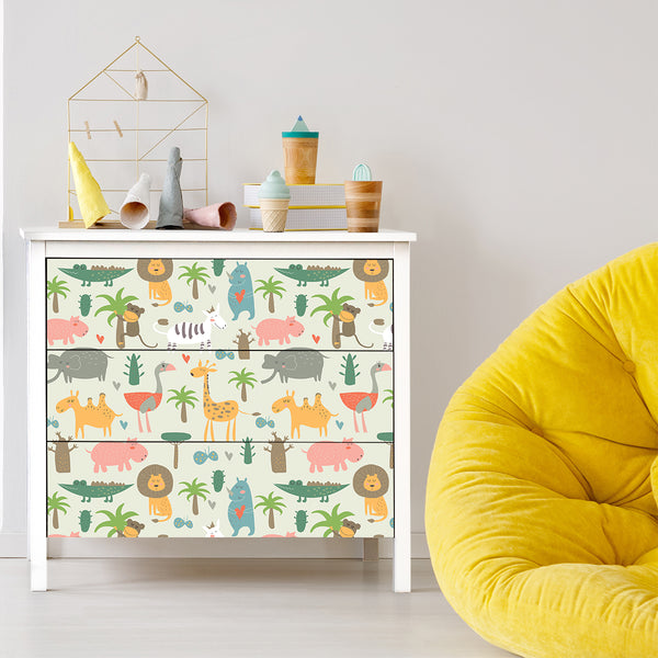 Vinilo para Muebles Animales Savannah - MI019