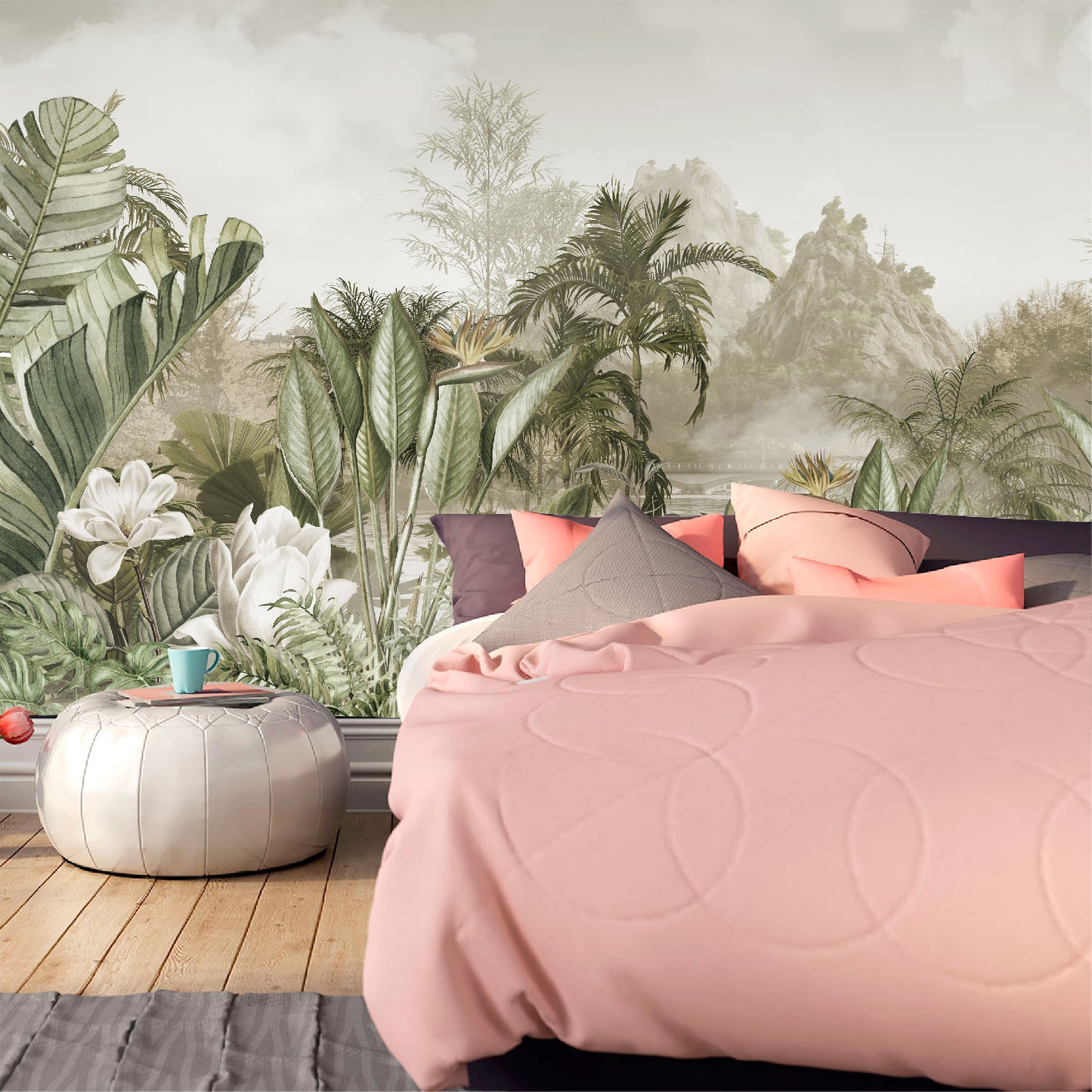 Mural Jungla Tropical Vintage - MT503