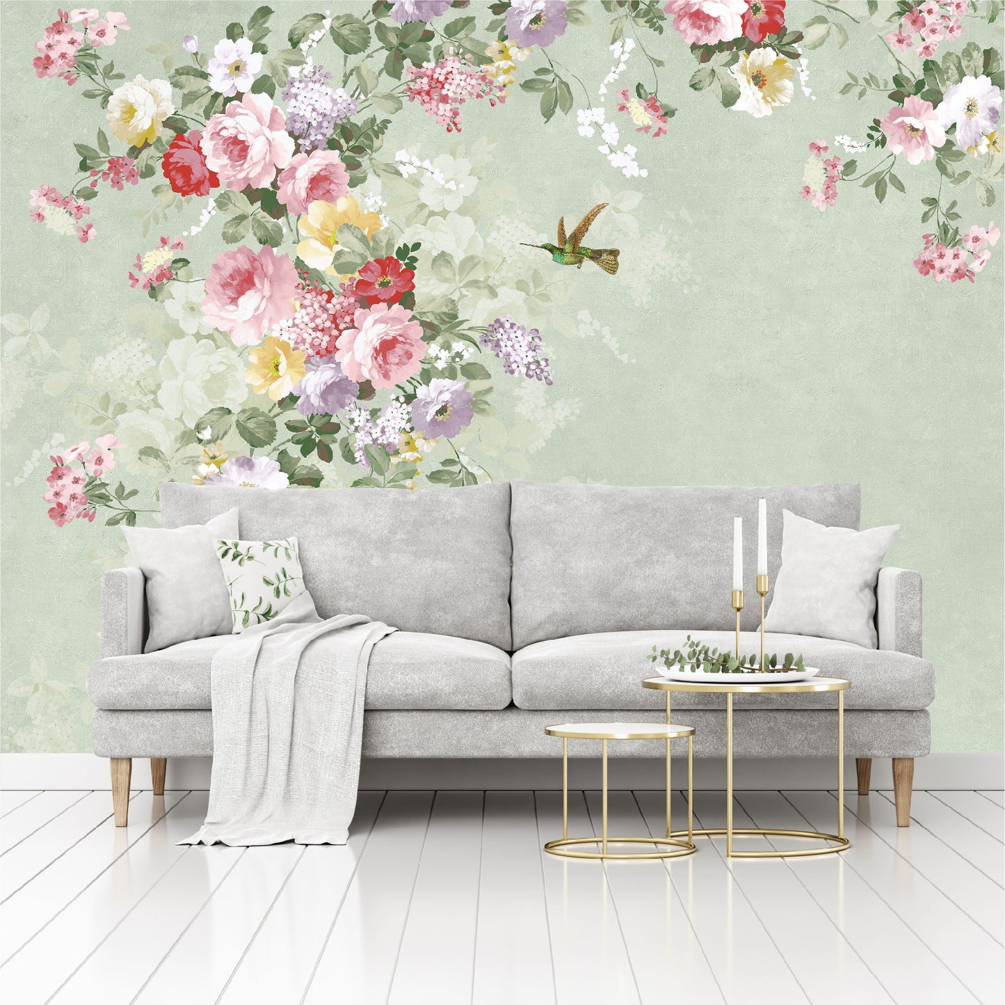 Mural Flores Vintage - MT398