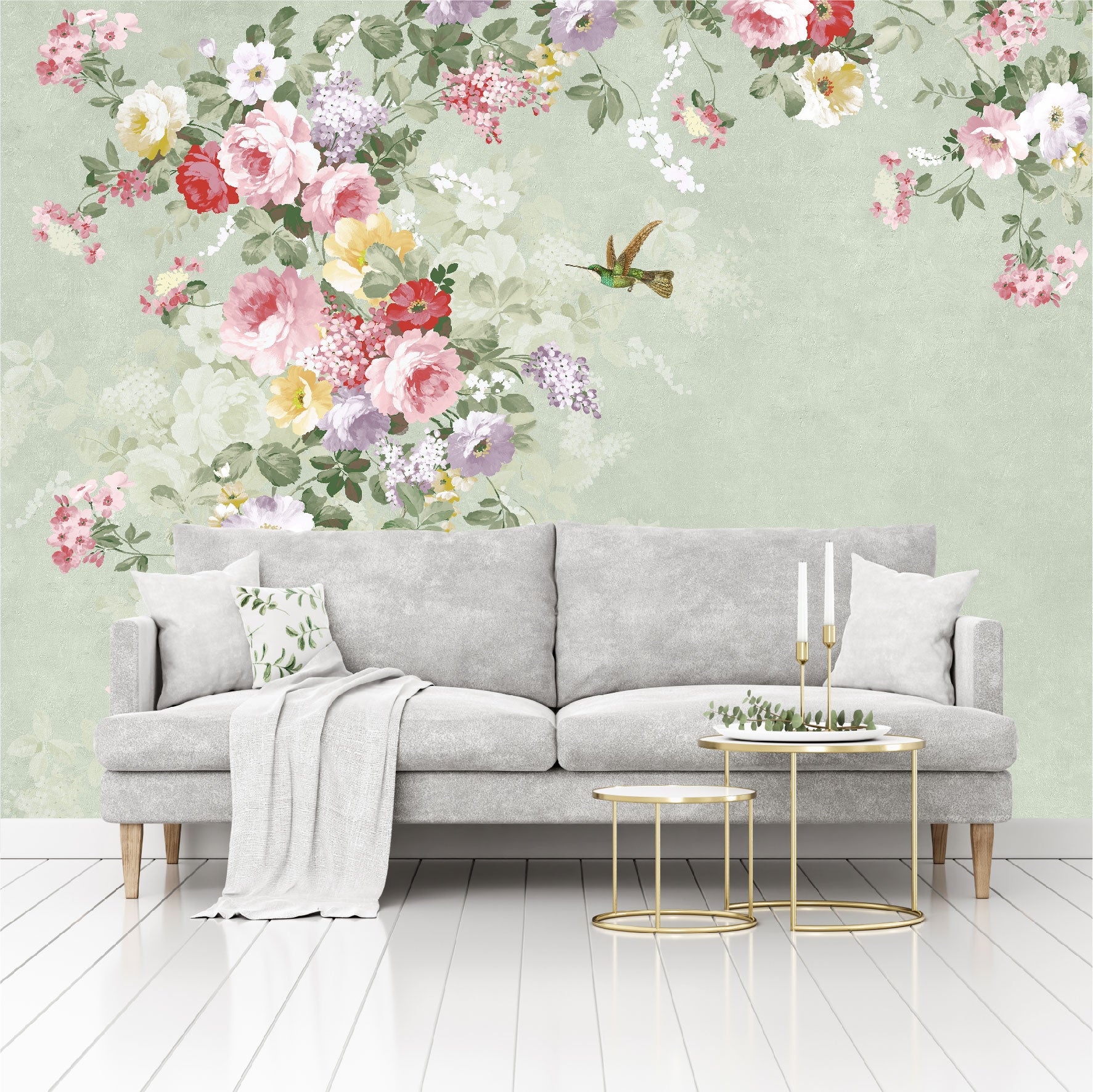Mural Flores Vintage - MT398