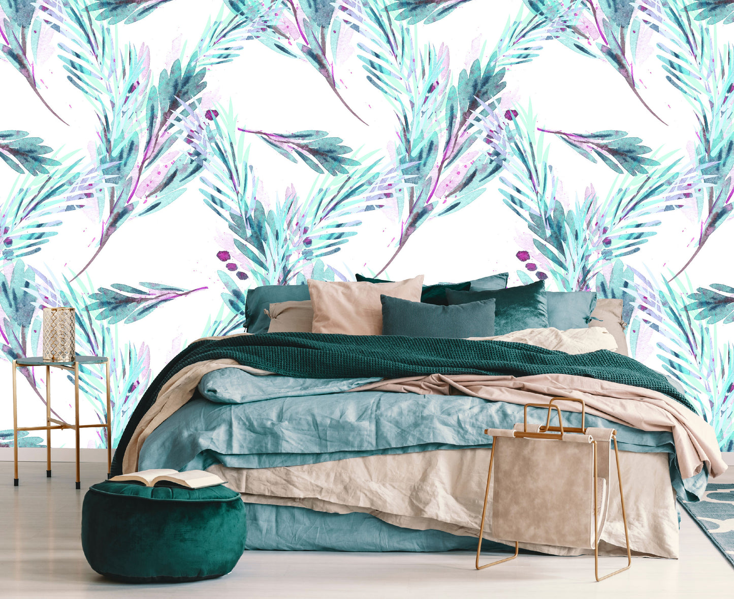 Vinilo Mate Tropical Ramas con Bayas 079