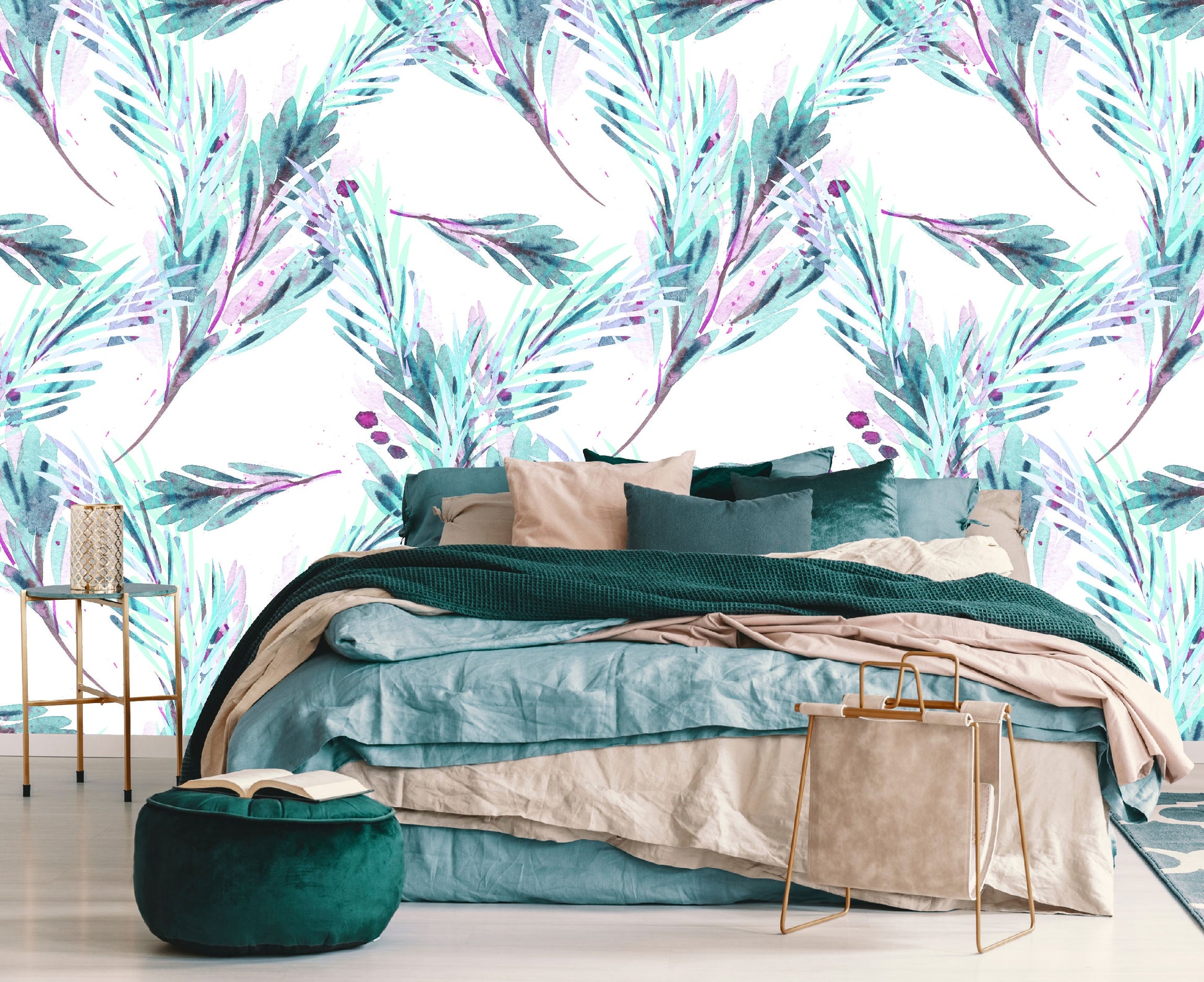 Vinilo Mate Tropical Ramas con Bayas 079