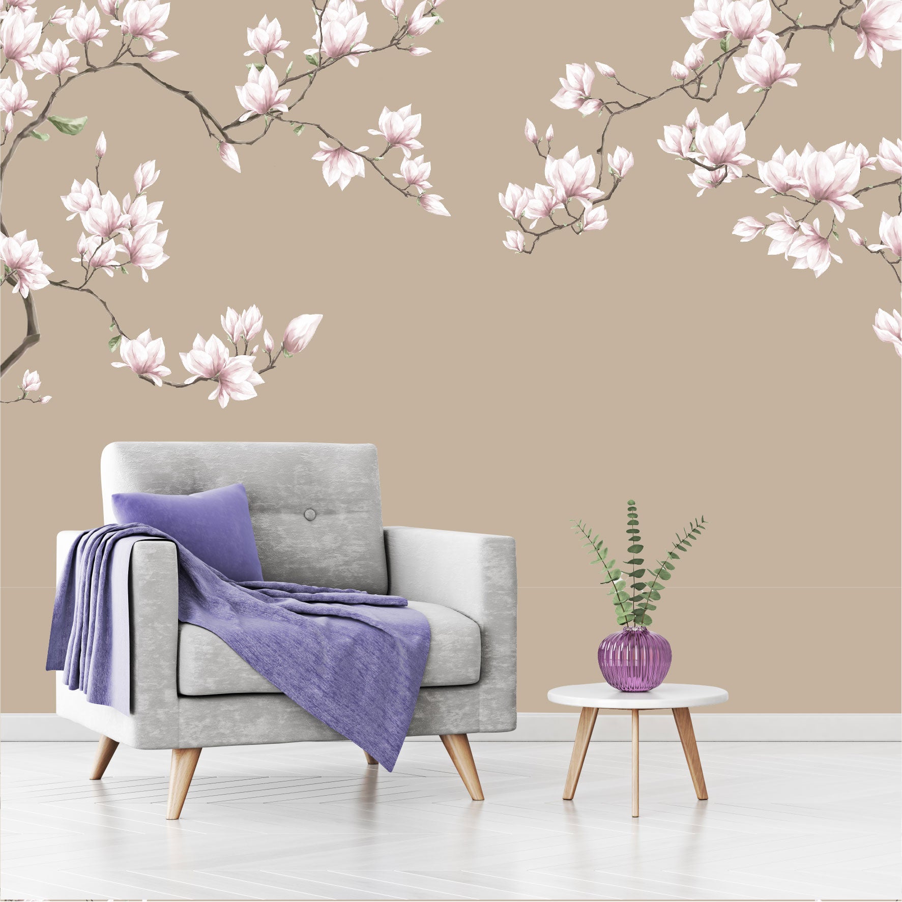 Mural Ramas Florales - MT374