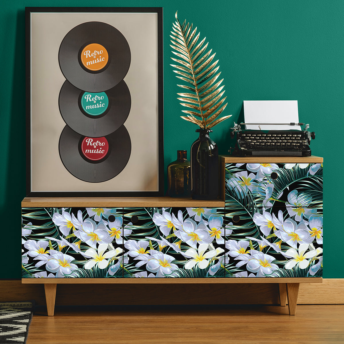 Vinilo Tropical para Muebles Modelo 1332