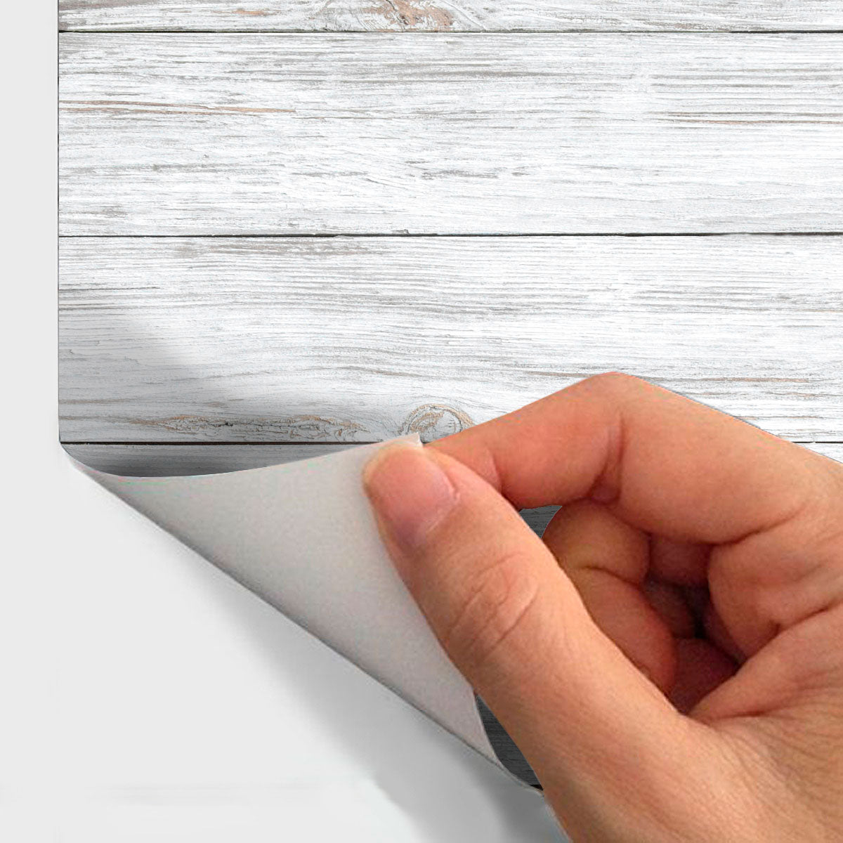 Cabecera Madera Blanca Desgastada - C012