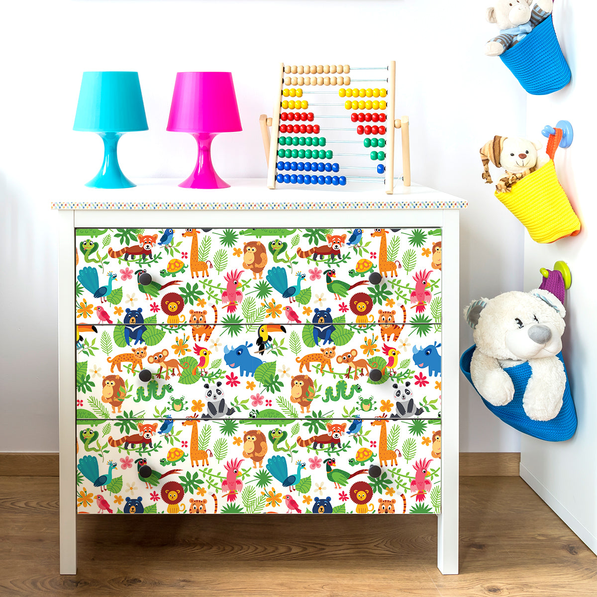 Vinilo para Muebles Animales de la Selva - MI091