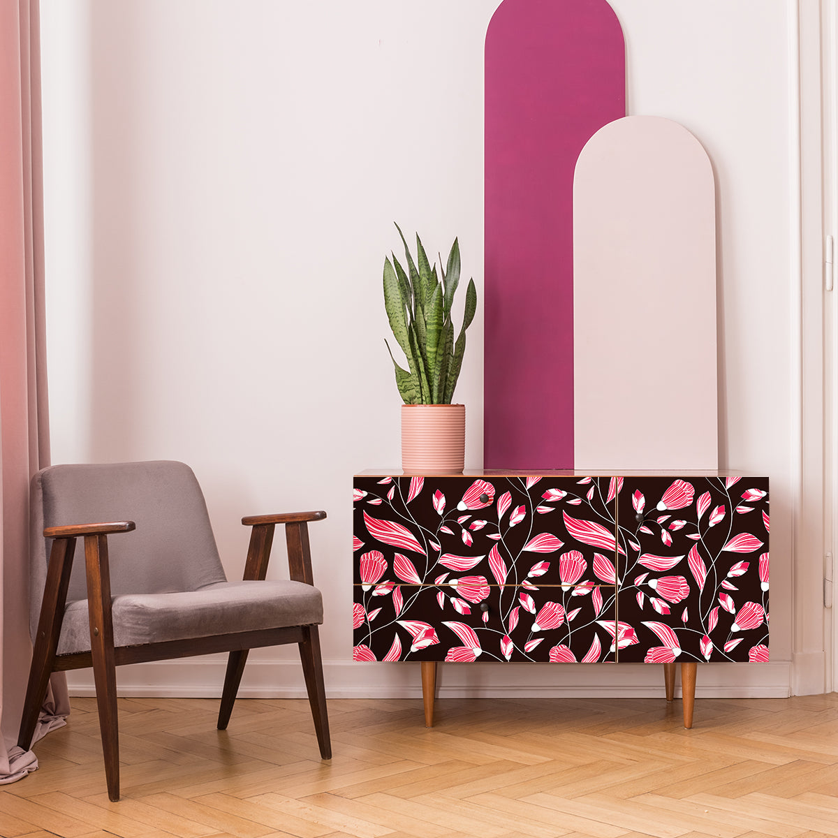 Vinilo Tropical para Muebles Modelo 1597