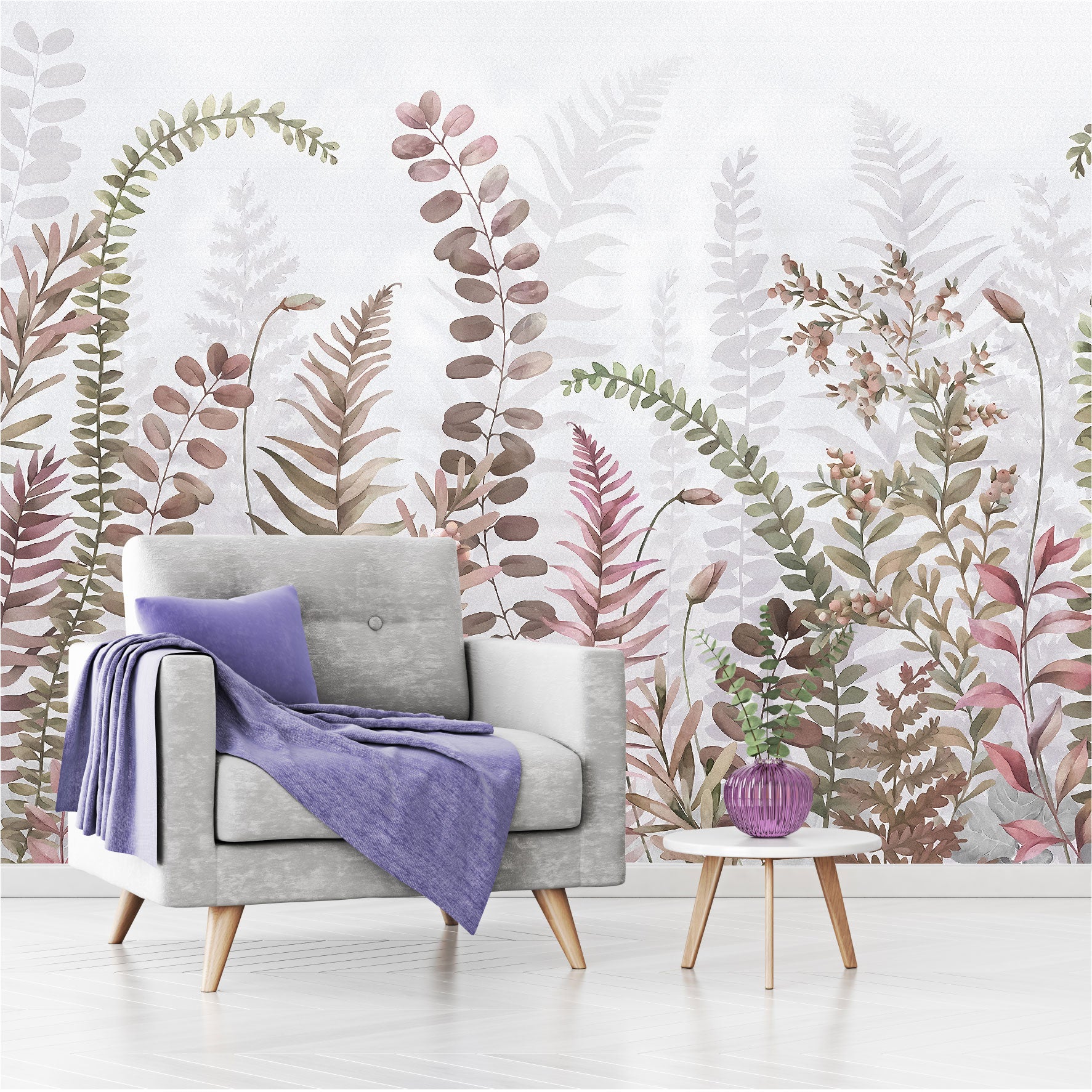Mural Hojas Tropicales - MT378