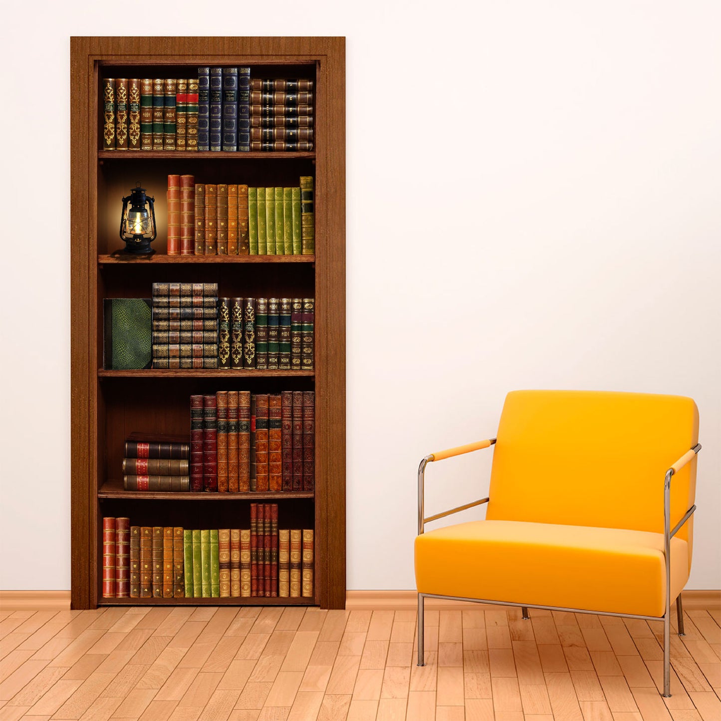 Vinilo Decorativo Para Puertas - Biblioteca - VP001