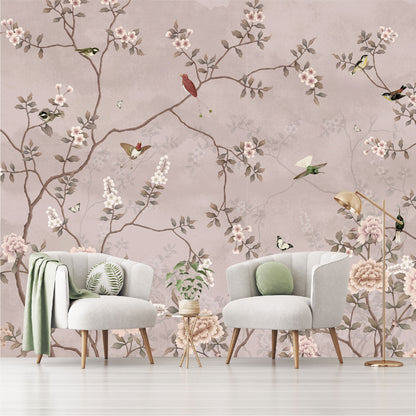 Mural Tropical Campestre Floral - MT310