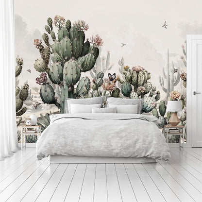Mural Tropical Cactus - MT393