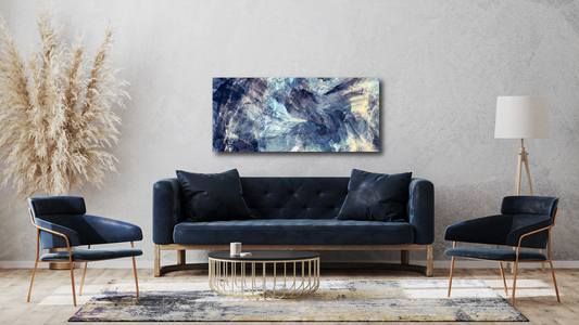 Cuadro Bastidor Impreso en Canvas - Modelo Detrich 90x40cm - CB054