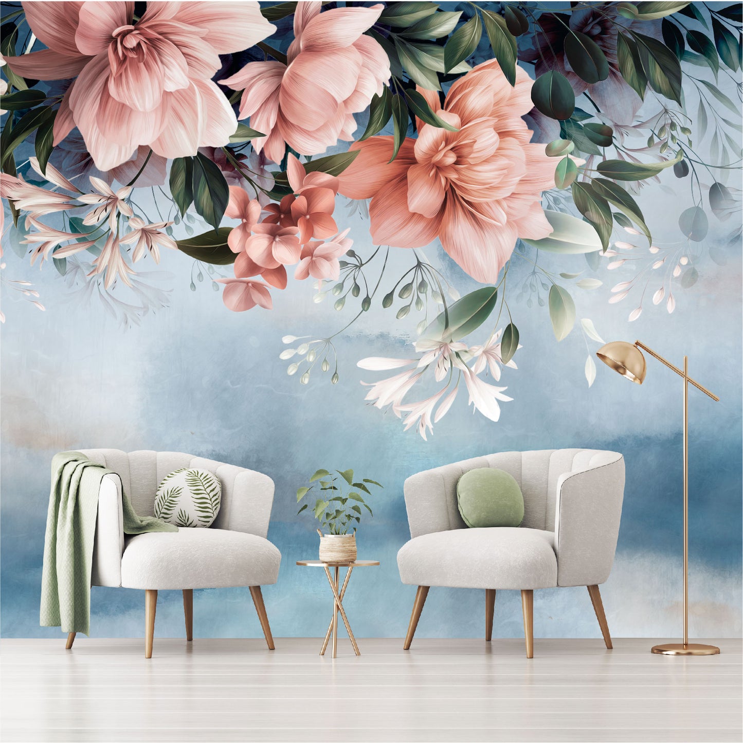 Mural Enredadera de Flores - MT375