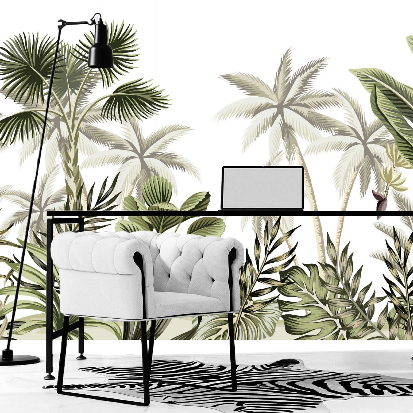 Vinilo Mate Jungla Tropical 021
