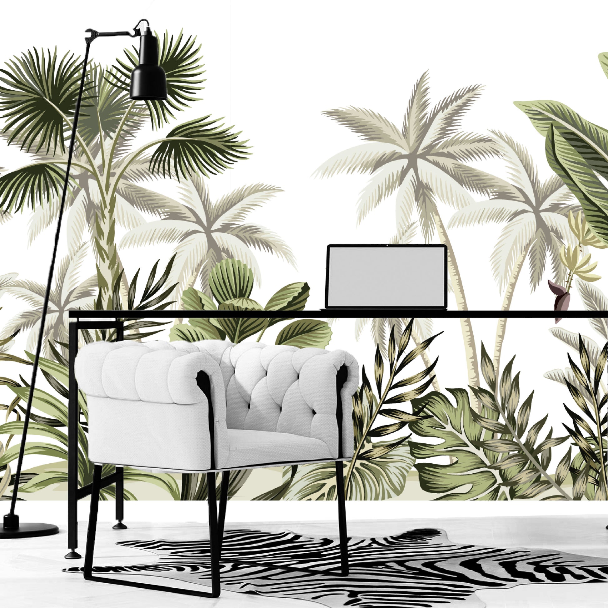 Vinilo Mate Jungla Tropical 021