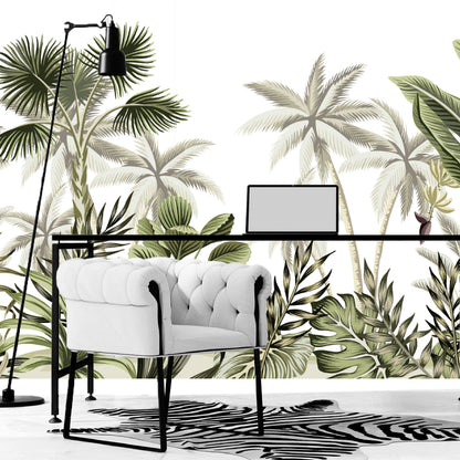 Vinilo Mate Jungla Tropical 021