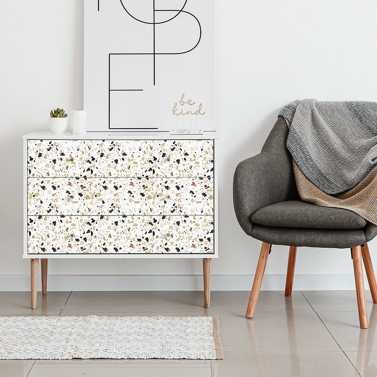 Vinilo para Muebles Terrazo Modelo  - MT3516