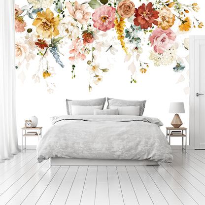 Mural Botánico Flores de Jardín - MT173