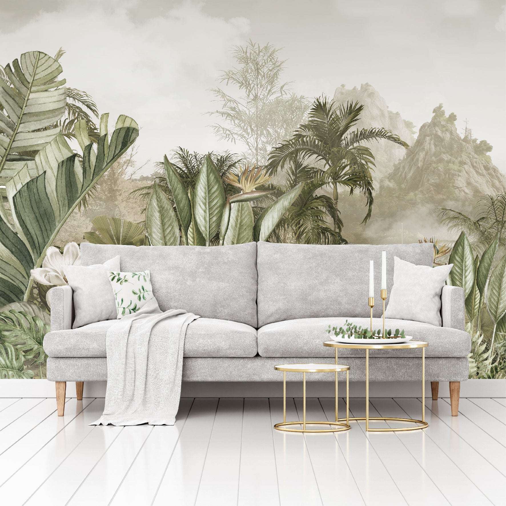 Mural Jungla Tropical Vintage - MT503
