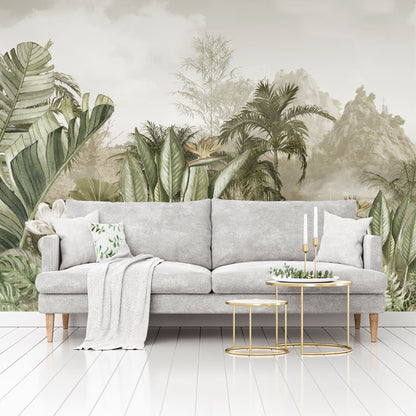 Mural Jungla Tropical Vintage - MT503