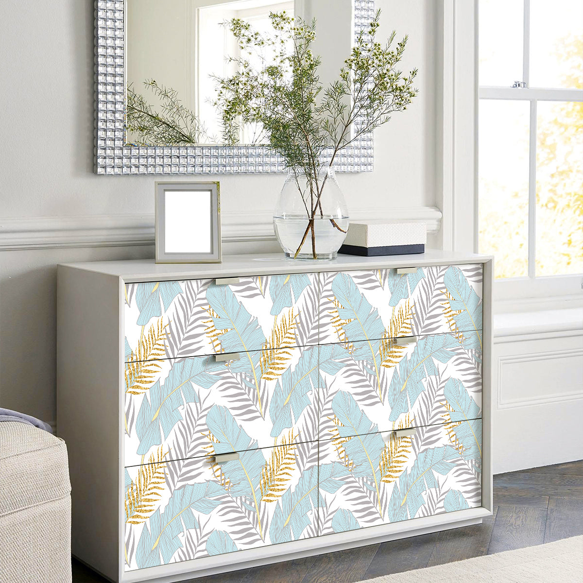 Vinilo Tropical para Muebles Modelo 653