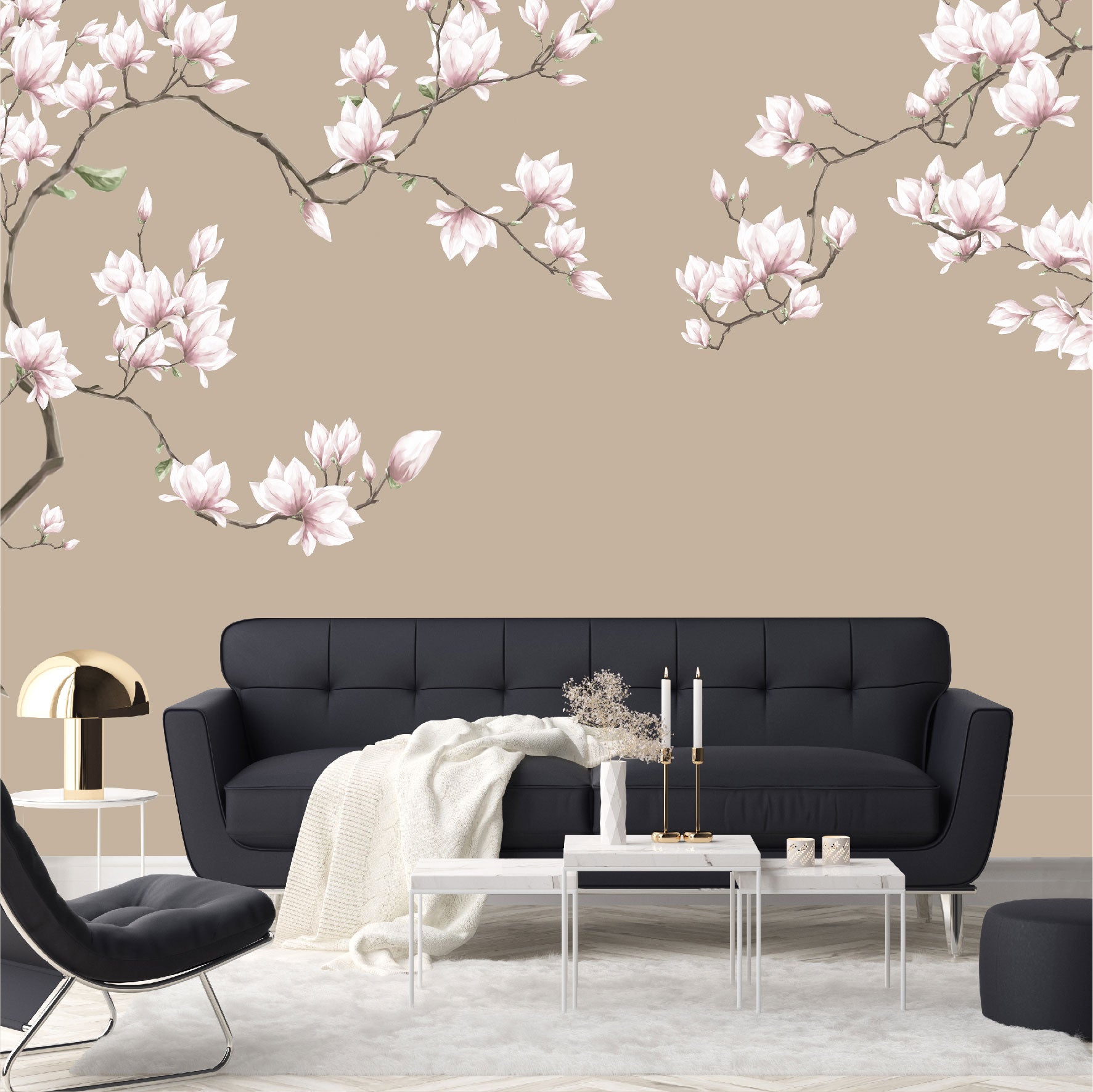 Mural Ramas Florales - MT374