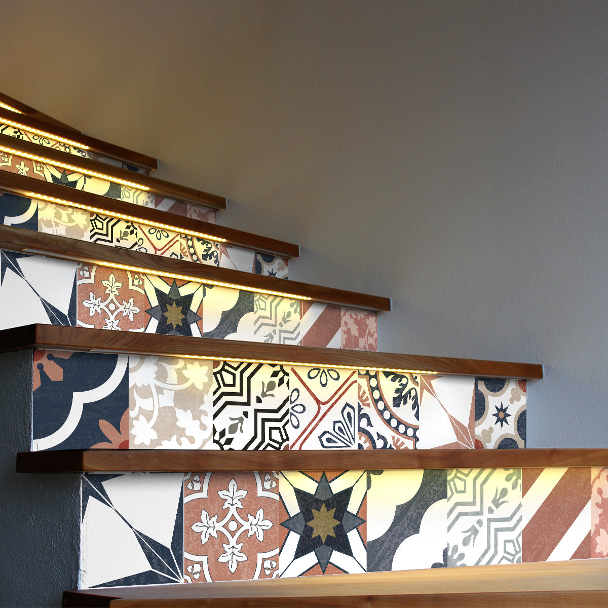 Vinilo Autoadhesivo Para Escaleras Pack por 2 unidades Modelo E309