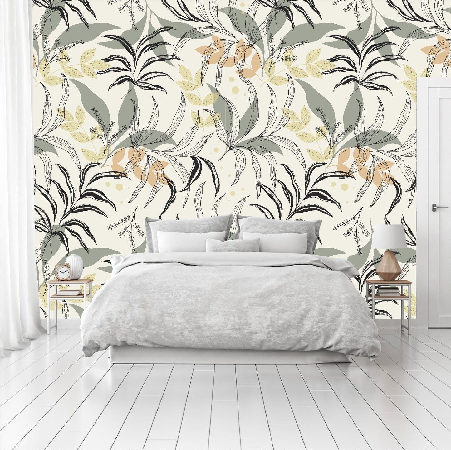 Mural Hojas Tropicales - MT377