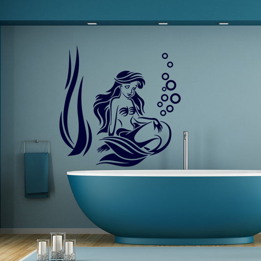 Vinilo Decorativo Sirenita - VDC035