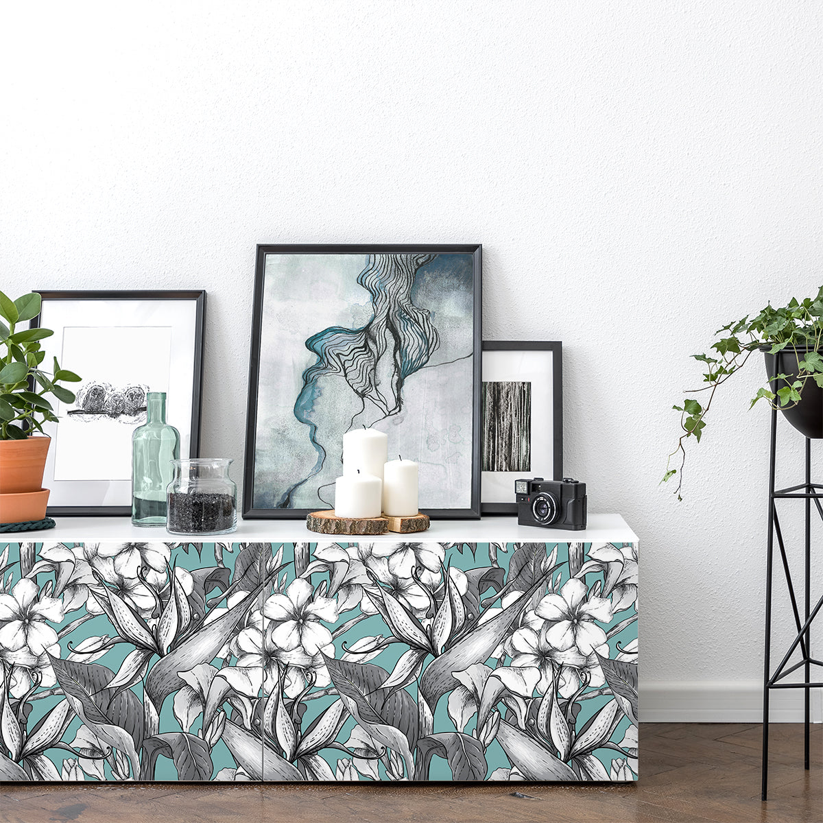 Vinilo Tropical para Muebles - M1617