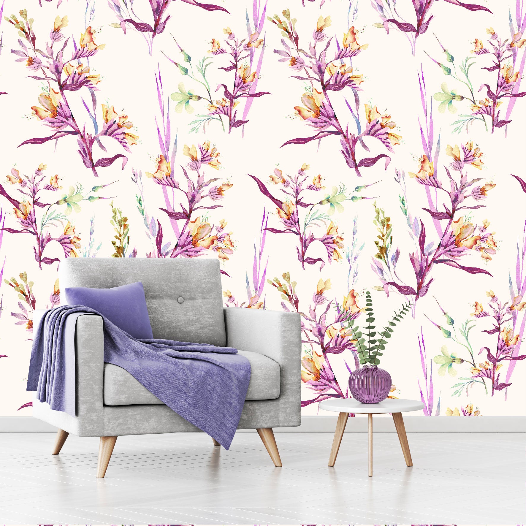Mural Flor de Blueweed - MT238