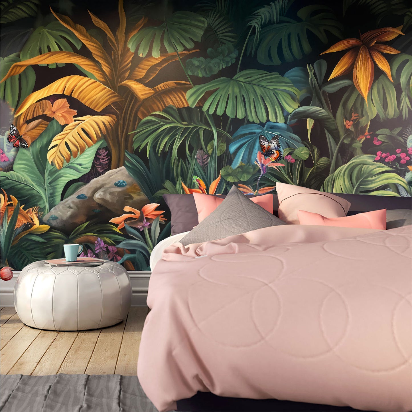 Mural Hojas Tropicales - MT407