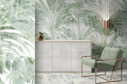 Mural Arboles Tropicales Brillantes - MT464