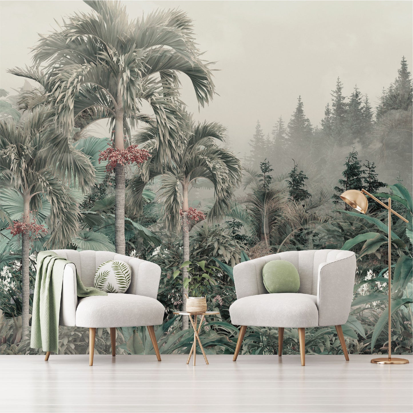 Mural Tropical Jungla Escondida - MT193