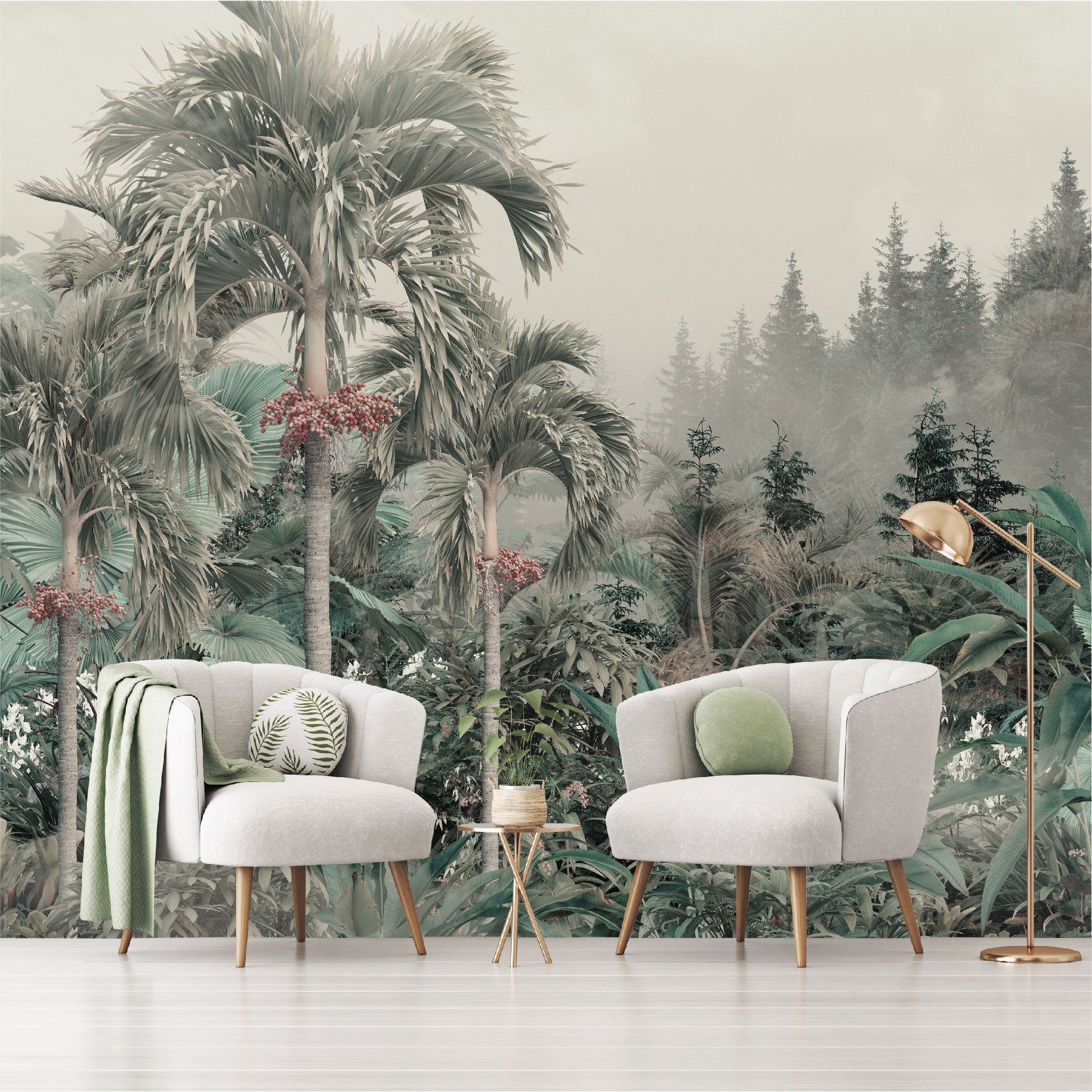 Mural Tropical Jungla Escondida - MT193