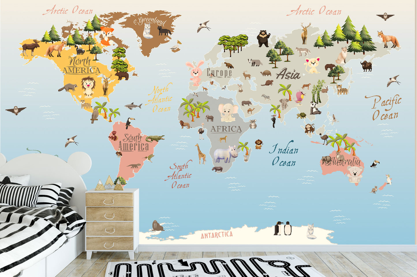 Mural Mapa Modelo - MI001