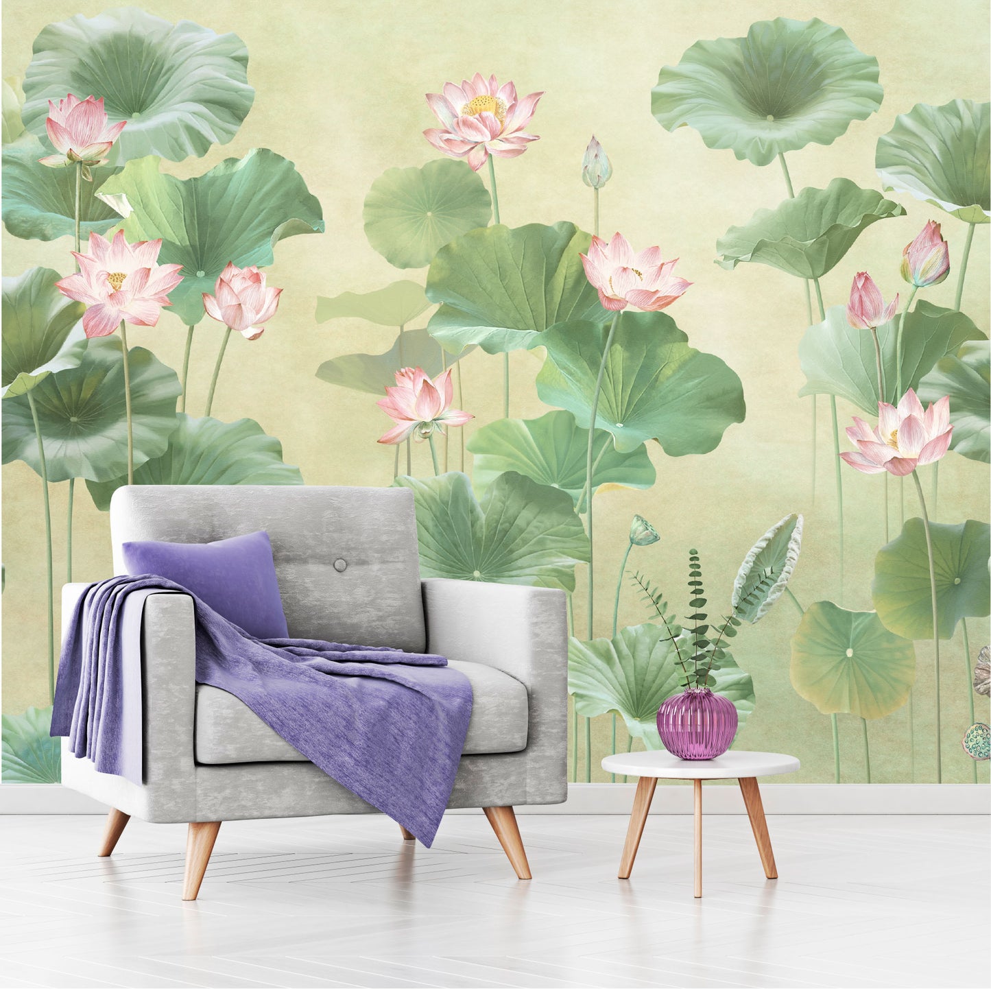 Mural Amanecer en Loto - MT564