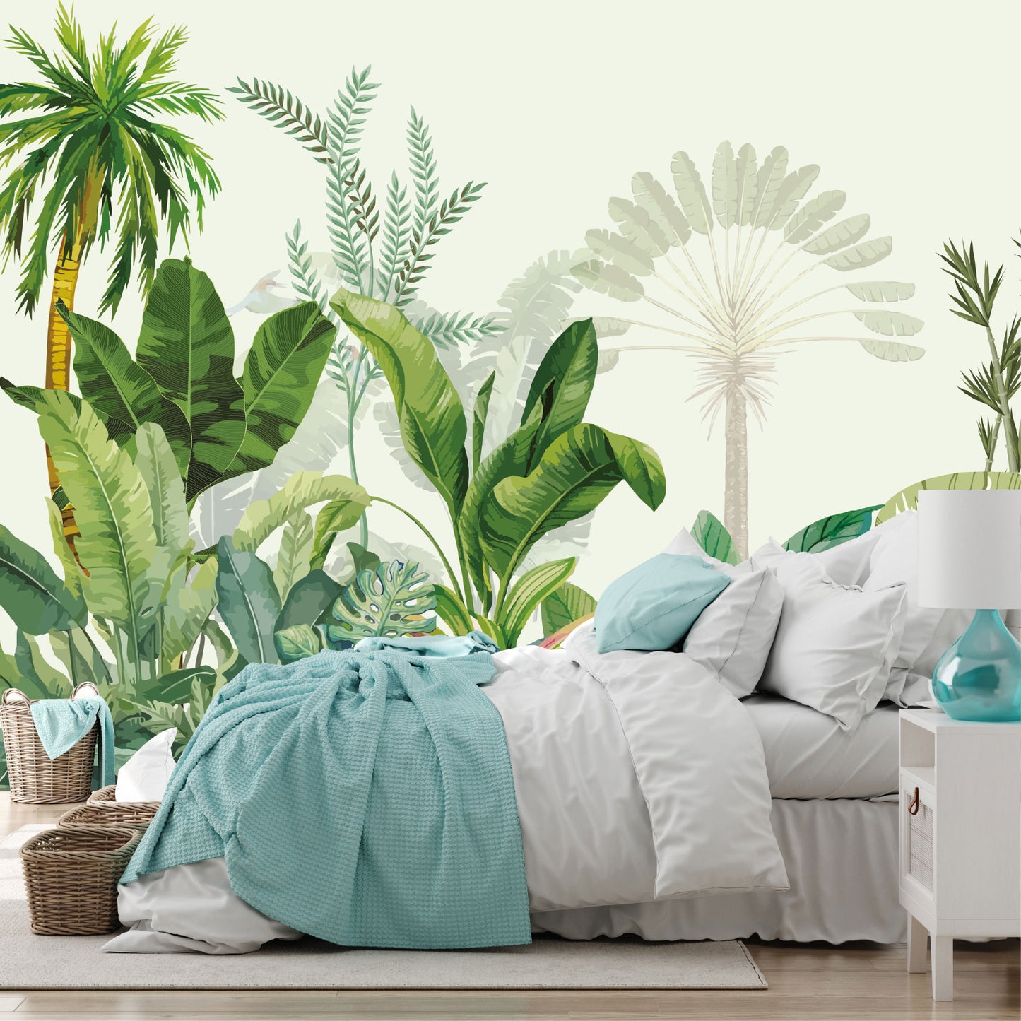 Mural Selva Tropical Ilustrada - MT575