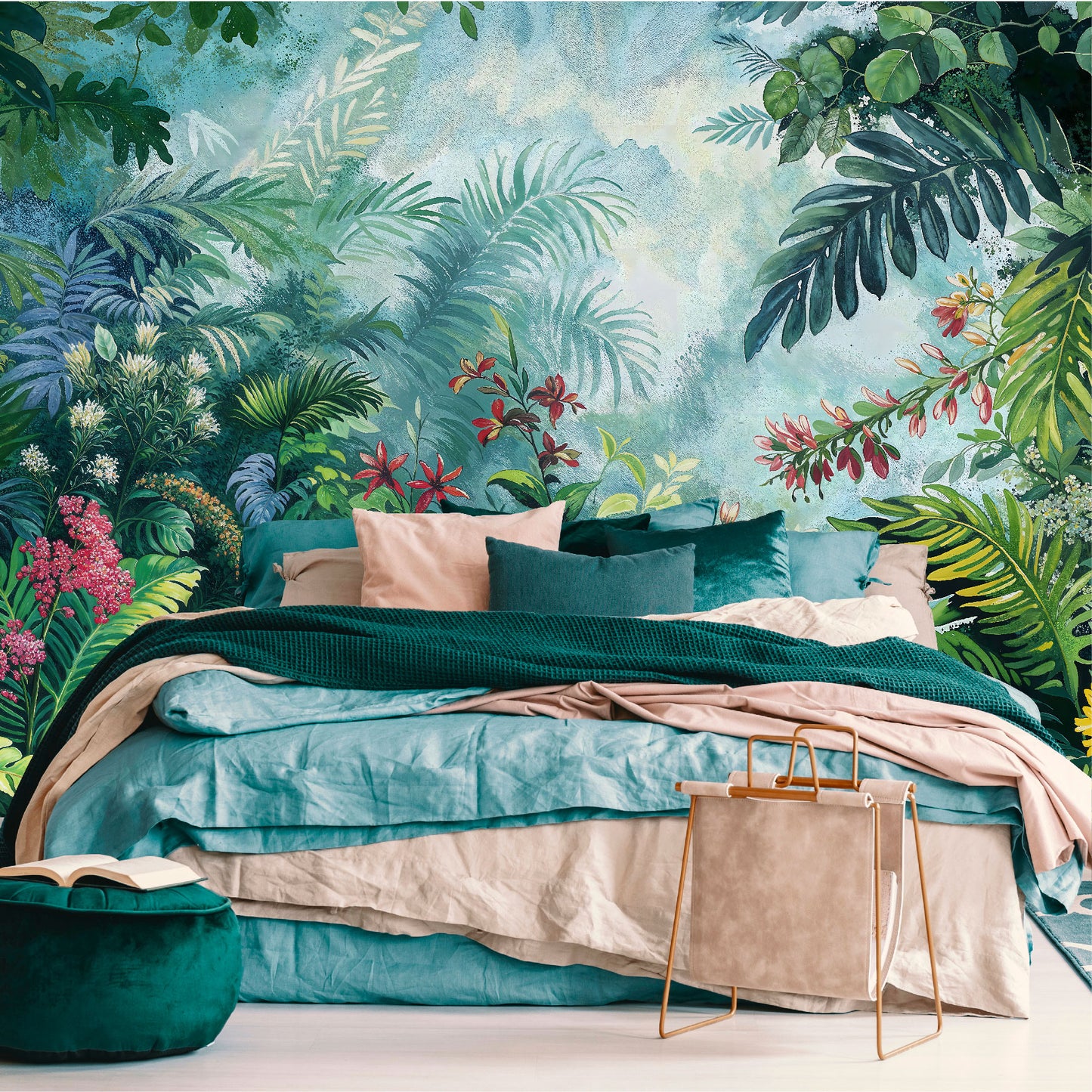 Mural Tropical Jungla Vibrante - MT555